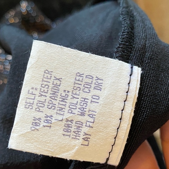 Ruby Rox High Low Glitter Halter Top Dress - Picture 4 of 5